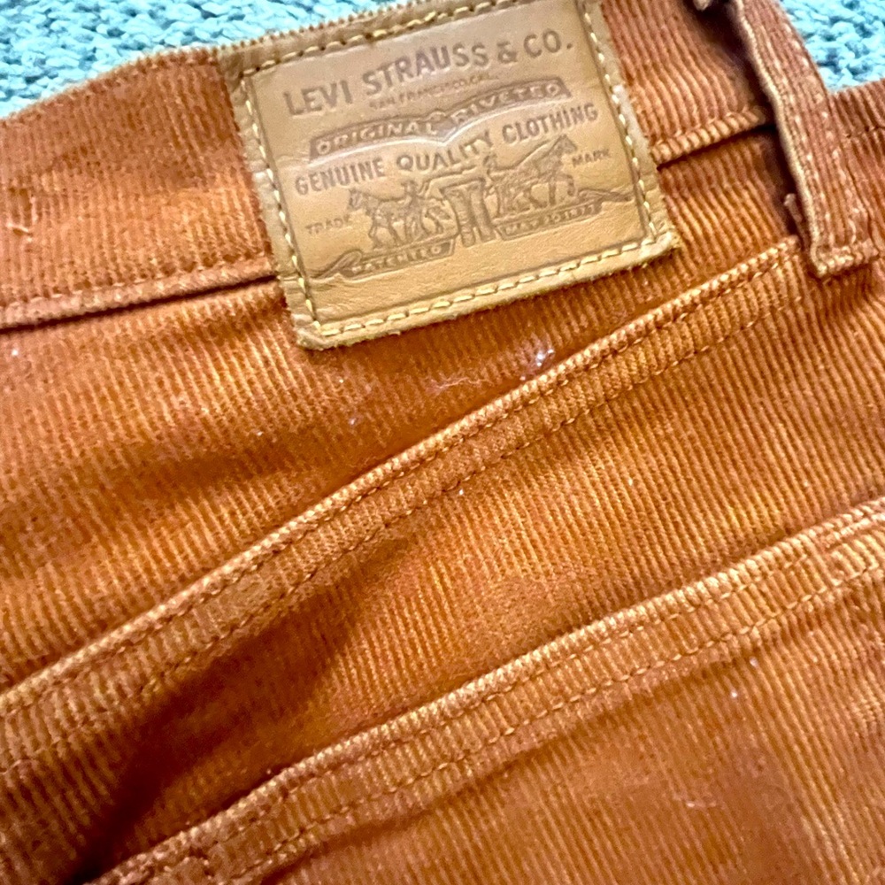 Women’s Levi bell bottom jeans cords